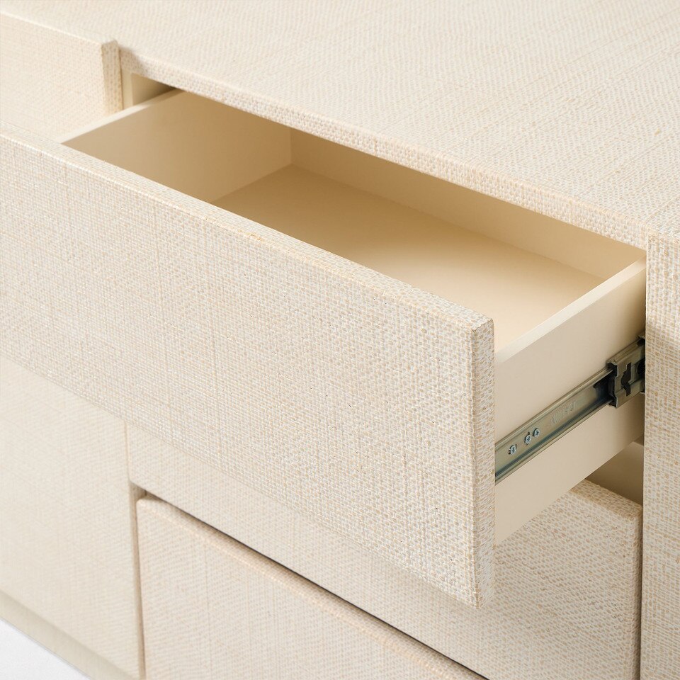 Solstice Painted Raffia Sideboard (163 cm)